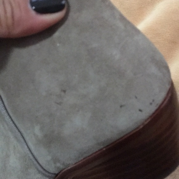 Sam Edelman Petty Booties in Putty Suede - Picture 3 of 5